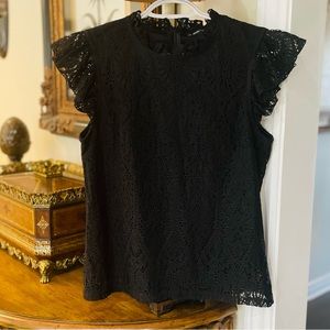 Medicine Beautiful Lace Top with Back Zipper